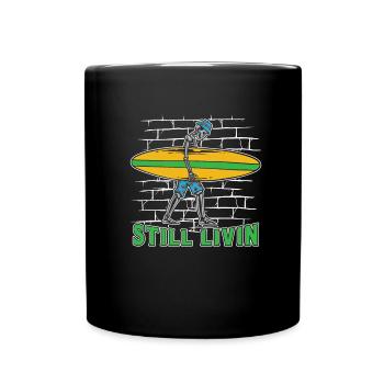 Surfer Surfen - Tasse einfarbig - Schwarz - Vorne
