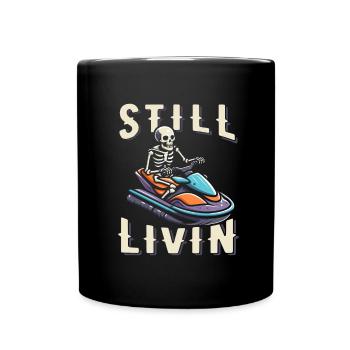 Jet Ski - Tasse einfarbig - Schwarz - Vorne