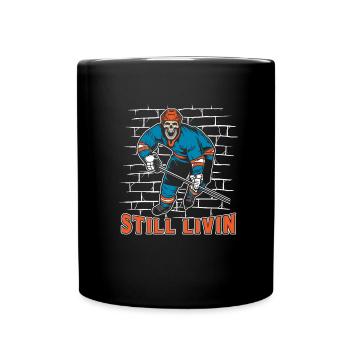 Eishockey - Tasse einfarbig - Schwarz - Vorne