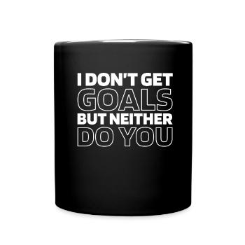 Gant de gardien de but de hockey sur glace Rondelle d’économie - Mug uni - noir - Devant