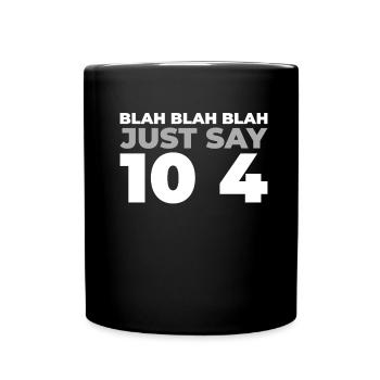 Emergency Call Control Center Operations Center - Full Colour Mug - black - Front