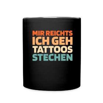 Tattoo Artist Tattoo - Full Colour Mug - black - Front
