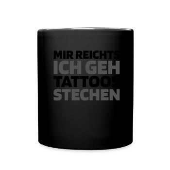 Tattoo Artist Tattoo - Full Colour Mug - black - Front