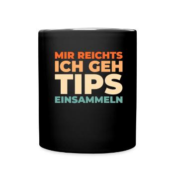 Waiter Waitress - Full Colour Mug - black - Front