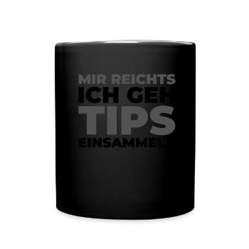 Waiter Waitress - Full Colour Mug - black - Front