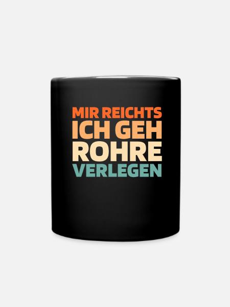 Plumber Plumber - Full Colour Mug - black
