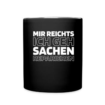 Mécanicien d’avion - Mug uni - noir - Devant