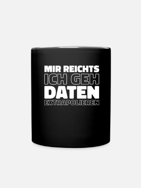 Data Science Data Analyst - Tasse einfarbig - Schwarz