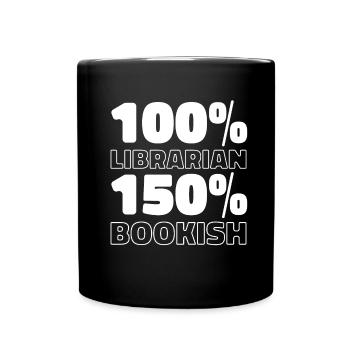 Bibliothécaire - Mug uni - noir - Devant