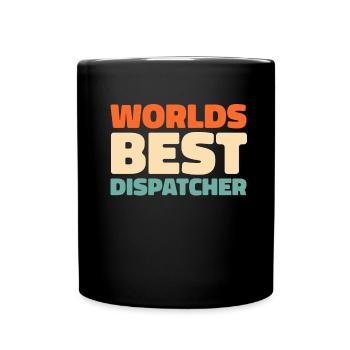 Emergency Call Control Center Operations Center - Full Colour Mug - black - Front