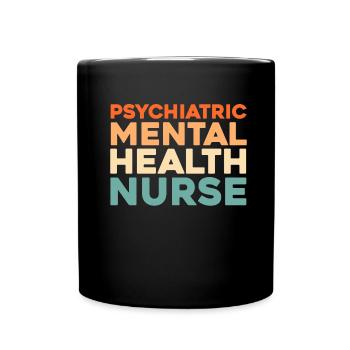 Infirmière psychiatrique Krankenschwester - Mug uni - noir - Devant