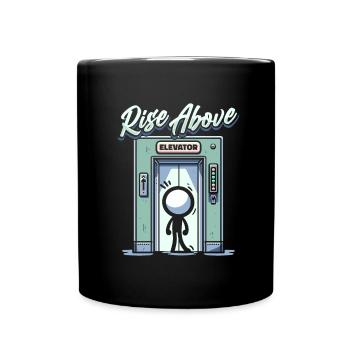 Elevator Elevator - Full Colour Mug - black - Front