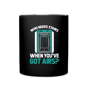 Elevator Elevator - Full Colour Mug - black - Front