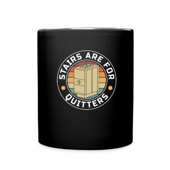 Elevator Elevator - Full Colour Mug - black - Front