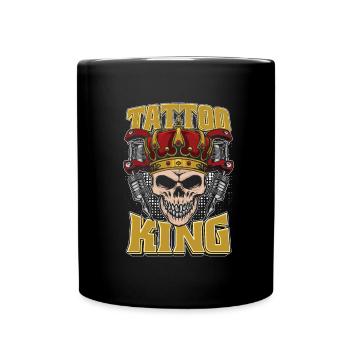 Tattoo Artist Tattoo Tattoo King - Full Colour Mug - black - Front