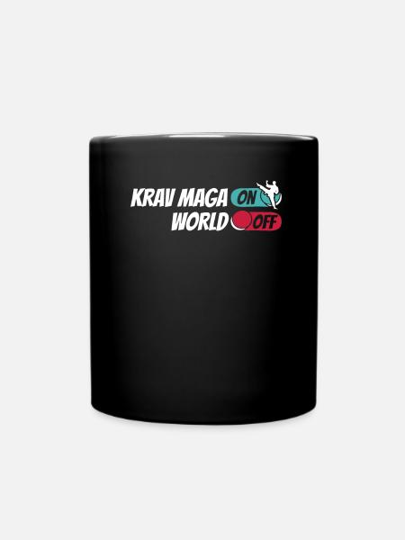 Krav Maga Krav Maga sur World Off - Mug uni - noir