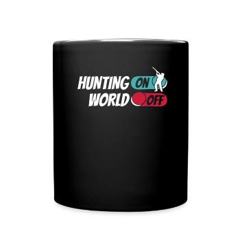 Jagen Jäger Jagd Hunting On World Off - Full Colour Mug - black - Front