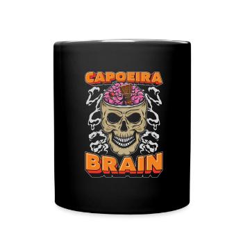 Capoeira Danse Martiale Crâne Capoeira Cerveau - Mug uni - noir - Devant