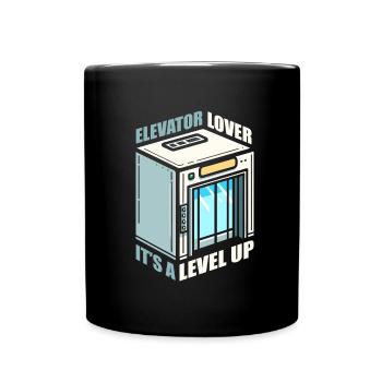 Elevator Elevator - Full Colour Mug - black - Front