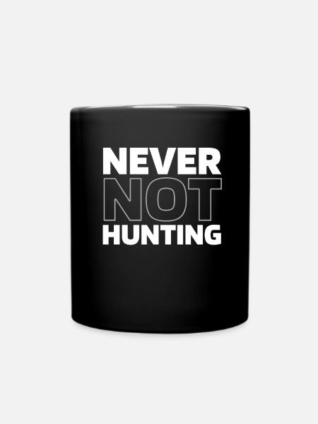 Ente Jagd Entenjagd - Tasse einfarbig - Schwarz