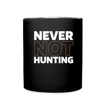 Hunting Hunter Hunting - Full Colour Mug - black - Front
