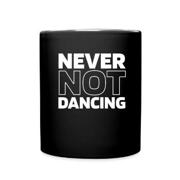 Danse martiale de capoeira - Mug uni - noir - Devant