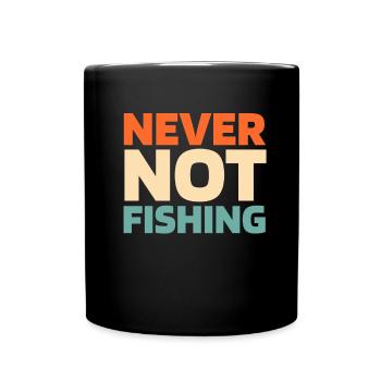 Angler Fishing - Full Colour Mug - black - Front