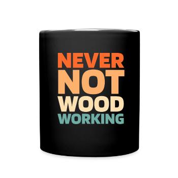 Charpentier Charpentier - Mug uni - noir - Devant
