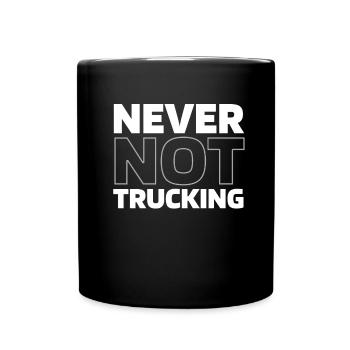 Chauffeur de camion Chauffeur de camion - Mug uni - noir - Devant
