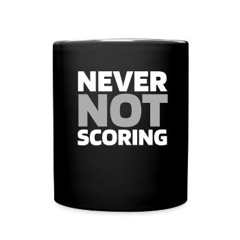 Jeu de trou aveugle Cornhole - Mug uni - noir - Devant