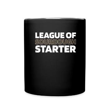 Sauerteig Brot - Tasse einfarbig - Schwarz - Vorne
