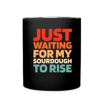 Pain au levain - Mug uni - noir - Devant