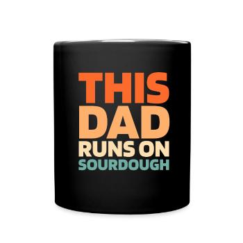 Sourdough bread - Full Colour Mug - black - Front