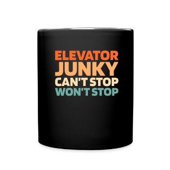 Elevator Elevator - Full Colour Mug - black - Front