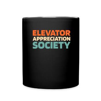 Elevator Elevator - Full Colour Mug - black - Front