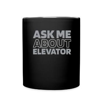 Elevator Elevator - Full Colour Mug - black - Front