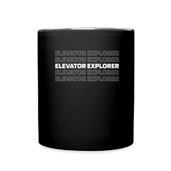 Elevator Elevator - Full Colour Mug - black - Front