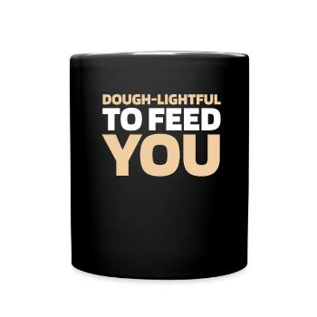 Sauerteig Brot - Tasse einfarbig - Schwarz - Vorne