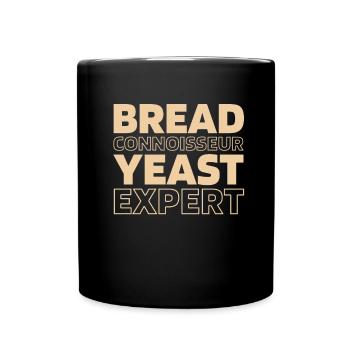 Sauerteig Brot - Tasse einfarbig - Schwarz - Vorne