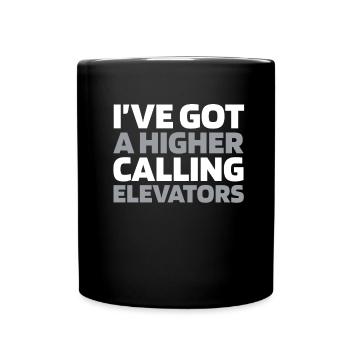 Elevator Elevator - Full Colour Mug - black - Front