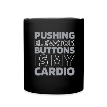 Elevator Elevator - Full Colour Mug - black - Front