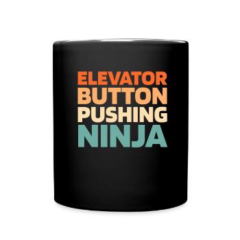 Elevator Elevator - Full Colour Mug - black - Front
