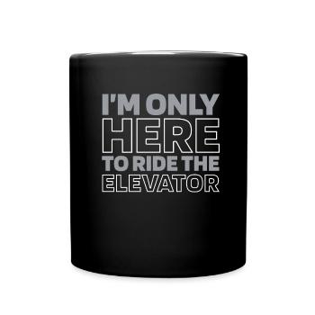 Elevator Elevator - Full Colour Mug - black - Front