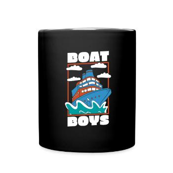 Kreuzfahrt - Tasse einfarbig - Schwarz - Vorne