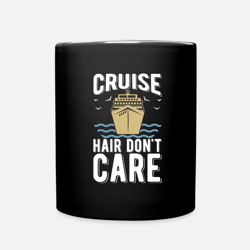Kreuzfahrt Lustig - Tasse einfarbig - Schwarz