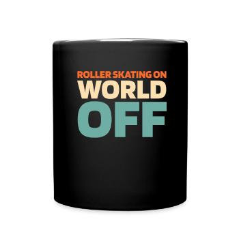 Roller Skates Roller Skating - Full Colour Mug - black - Front