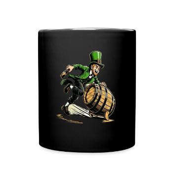 Swift Leprechaun (Irish Leprechaun) Runner - Full Colour Mug - black - Front