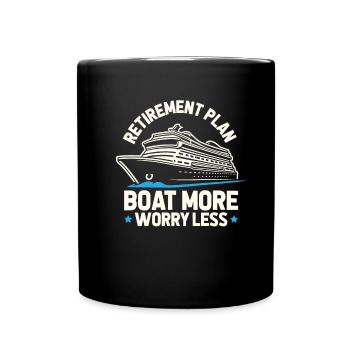Retraite de Cruise - Mug uni - noir - Devant