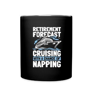 Retraite de Cruise - Mug uni - noir - Devant