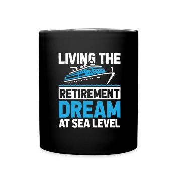 Retraite de Cruise - Mug uni - noir - Devant